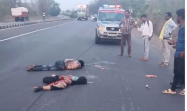 सडक़ हादसे में दंपत्ति की मौत