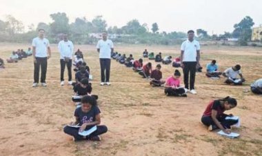 नि:शुल्क सैन्य प्रशिक्षण से साथ लिखित अभ्यास परीक्षा भी