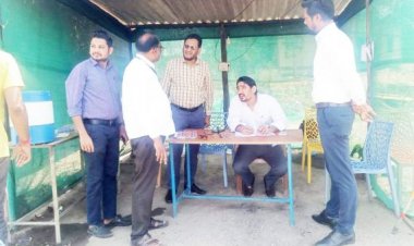 चेक पोस्ट, मतदान केन्द्रों का निरीक्षण