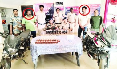 नशीले इंजेक्शन-शराब जब्त, 2 बंदी