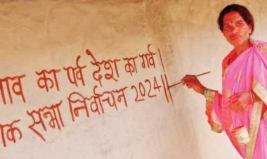 तैराकी, दीवार लेखन जैसे विविध कार्यक्रमों के माध्यम से मतदान का संदेश