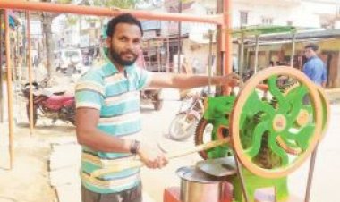 गर्मी से हाल बेहाल, गन्ना रस-कोल्ड ड्रिंक की मांग बढ़ी