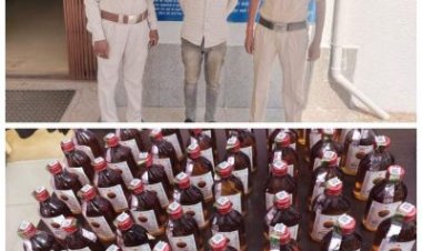 अंग्रेजी शराब की तस्करी, युवक गिरफ्तार