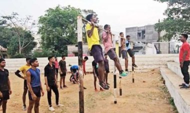 छुट्टियों में घर आए फौजी जवानों ने दिया नि:शुल्क सैन्य प्रशिक्षण