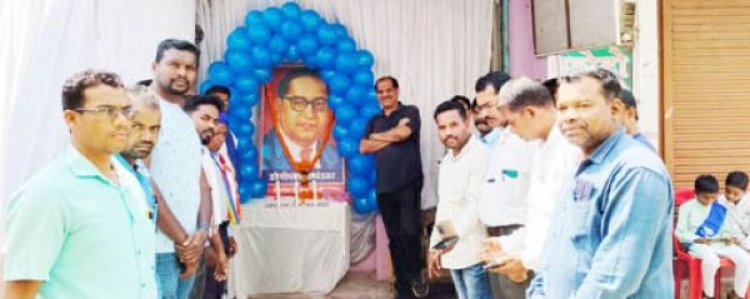 डॉ. अंबेडकर की जयंती मनाई
