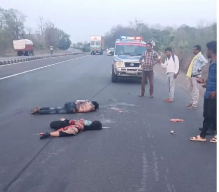 सडक़ हादसे में दंपत्ति की मौत