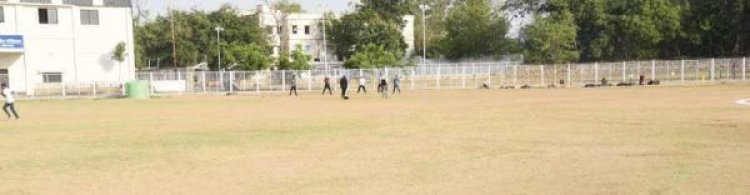 24 घंटे में पूर्ववत किया गांधी स्टेडियम मैदान