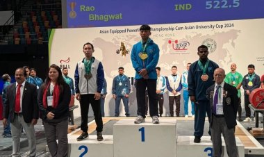 भिलाई के जे भागवत ने एशियन इक्विप्ड पॉवरलिफ्टिंग चैंपियनशिप में जीता कांस्य पदक