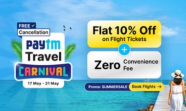 पेटीएम ट्रैवल कार्निवल में घरेलू उड़ानों पर डील, ट्रेन और बस बुकिंग पर छूट