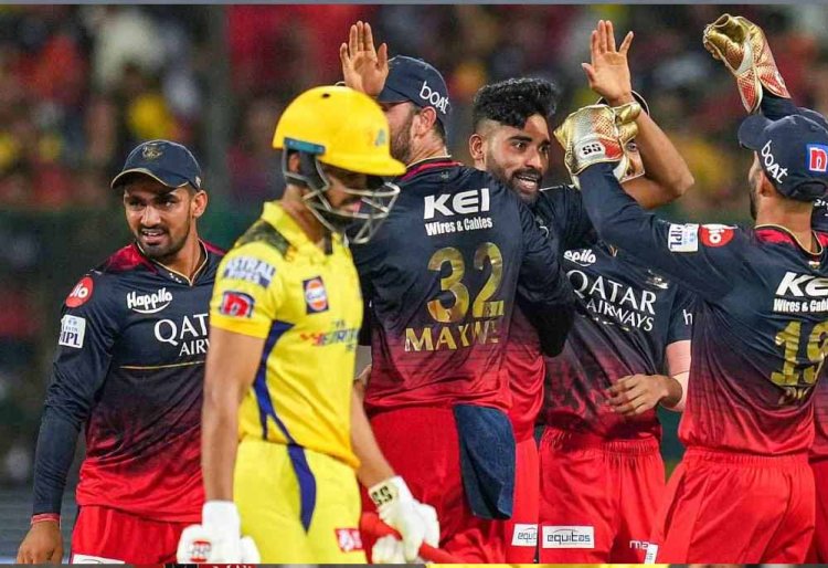 आखिरी प्लेआफ स्थान के लिये आरसीबी और सीएसके में टक्कर, बारिश की आशंका