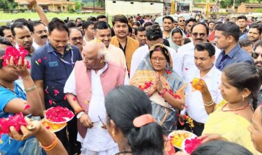 4 करोड़ 82 लाख के कार्यों का भूमिपूजन-लोकार्पण में पहुंचे सांसद व विधायक