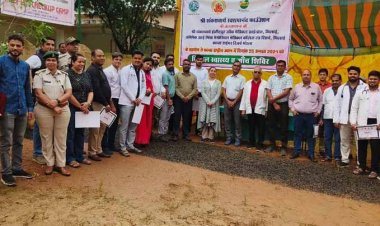 कान्हा टाइगर रिजर्व संस्थाओं द्धारा स्वास्थ्य शिविर का आयोजन