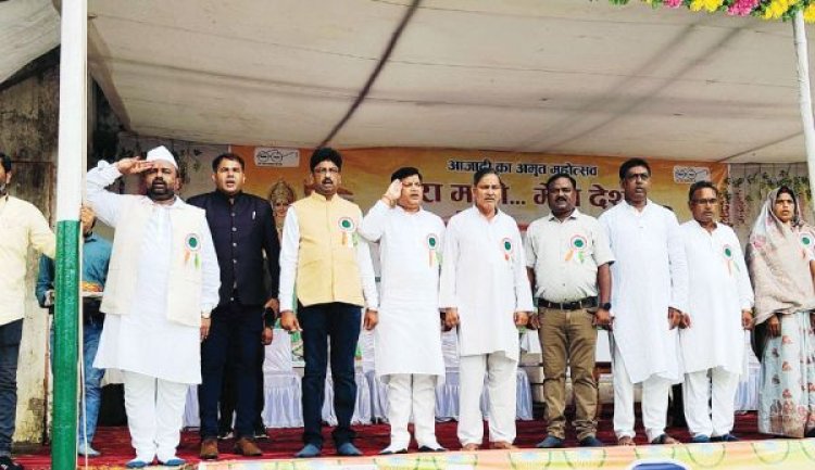 रामानुजगंज में धूमधाम से मना स्वतंत्रता दिवस