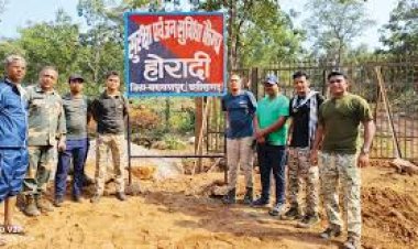 नारायणपुर में नक्सल मोर्चे पर सफलता के बाद एक और कैम्प स्थापित