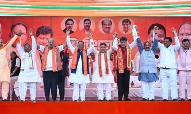 सुनील सोनी के नामांकन रैली में शामिल हुए मुख्यमंत्री विष्णु देव साय