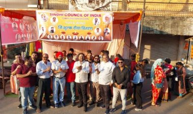 सिंधी काउंसिल का अभियान एक दीया श्रीराम के नाम का पहला दिन पंडरी कपड़ा मार्केट से शुरू