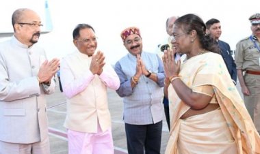 राज्यपाल-मुख्यमंत्री ने राष्ट्रपति मुर्मु को दी भावभीनी विदाई