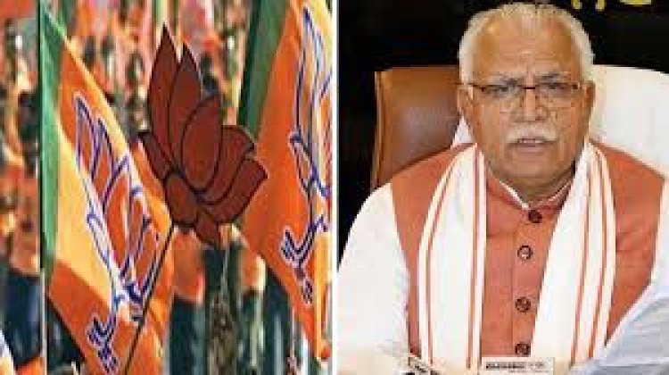 हरियाणा में बीजेपी की जीत की हैट्रिक पर आतिशबाजी:खरगोन जिलाध्यक्ष बोले- तीसरी बार सरकार बनना ऐतिहासिक
