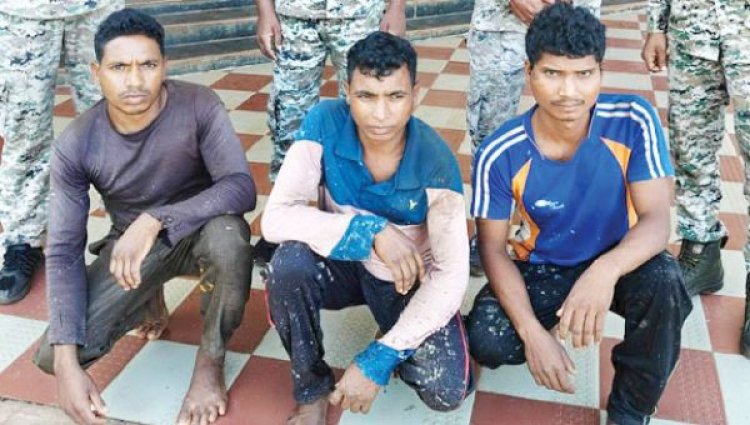 सुरक्षाकर्मी पर हमला, 3 गिरफ्तार