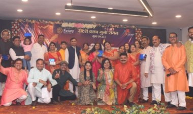 रोटरी क्लब गुना रॉयल का दीपावली मिलन कार्यक्रम आयोजित:इस बार रामायण रही थीम; रामायण पर आधारित एक्ट प्रस्तुत किए