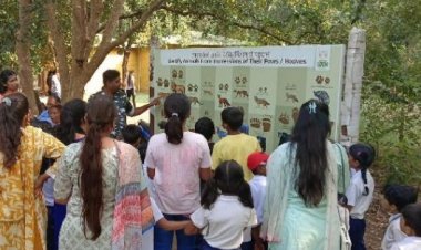 नंदनवन जंगल सफारी : प्रकृति दर्शन कार्यक्रम में 7000 से अधिक विद्यार्थियों ने लिया भाग