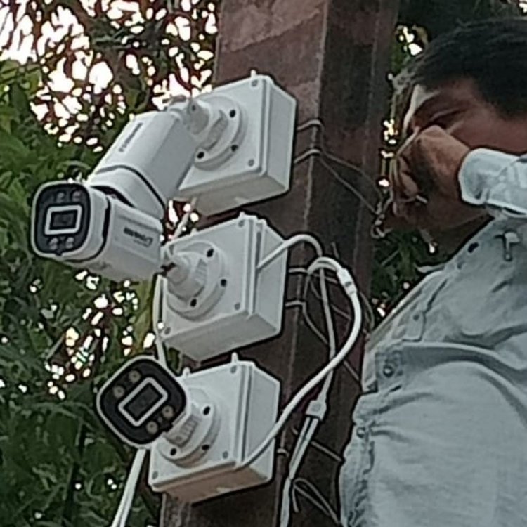 बड़वानी पुलिस का ऑपरेशन त्रिनेत्रम जारी:43 दिनों में जिले के गांव-शहर में लगाए 160 सीसीटीवी कैमरे