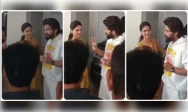 थिएटर भगदड़ मामला, गिरफ्तारी से पहले का वीडियो आया सामने, पत्नी संग चाय पीते दिखे अल्लू अर्जुन