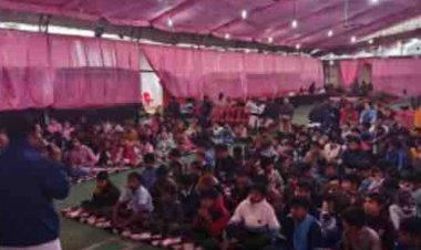 झाबुआ में 5 दिवसीय संस्कारों की पाठशाला की शुरुआत:पहले दिन बच्चों को आचरण और संस्कार के प्रारंभिक गुर के बारे में दी शिक्षा