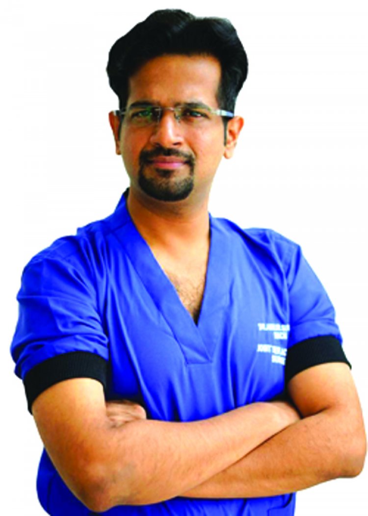 मिनीमम कट से रामकृष्ण केयर में 105 किलो के मरीज का सफल रिवीजन जोड़ प्रत्यारोपण