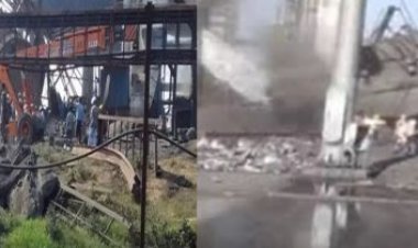 निर्माणाधीन फैक्ट्री की चिमनी गिरने से 6 की मौत, 25 से ज्यादा मजदूर दबे