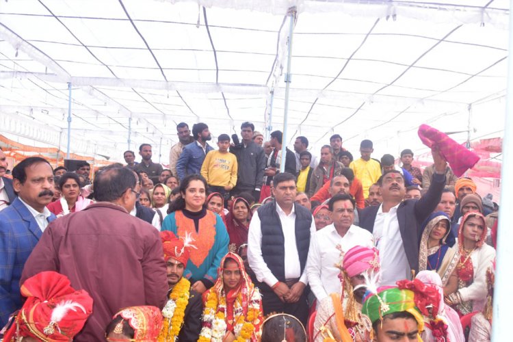 मुख्यमंत्री सामूहिक कन्या विवाह योजना एक वरदान है : उप मुख्यमंत्री देवड़ा