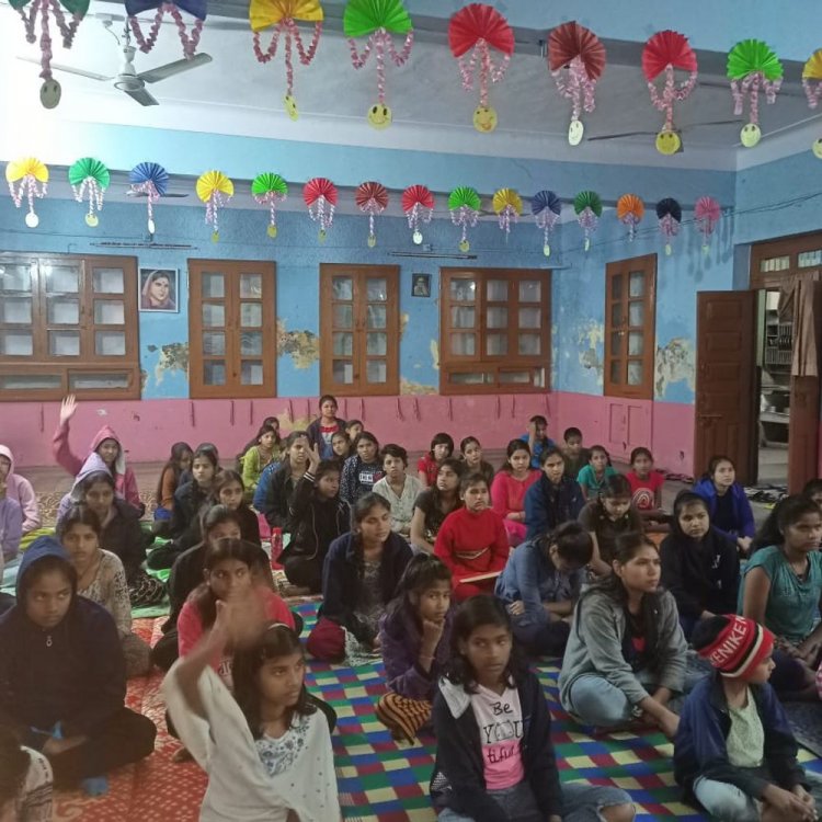 बालिकाओं को मिली सशक्तिकरण की सीख:जीवन ज्योति बालिका गृह में साइबर सुरक्षा से लेकर कॅरियर तक की दी गई जानकारी