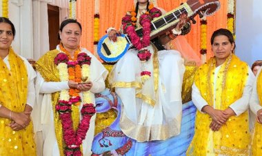 ​​​​​​​ब्रह्माकुमारीज ब्लेसिंग हाउस में आध्यात्मिक चेतना का जागरण:डॉ. रीना ने कहा- बसंत पंचमी से जीवन में आती है नई ऊर्जा