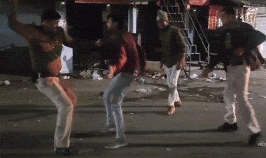 तीन पुलिसकर्मियों ने दुकानदार को डंडों से पीटा:छतरपुर में देर रात दुकान बंद कराने पर विवाद; युवक बोला- सामान भी तोड़ा