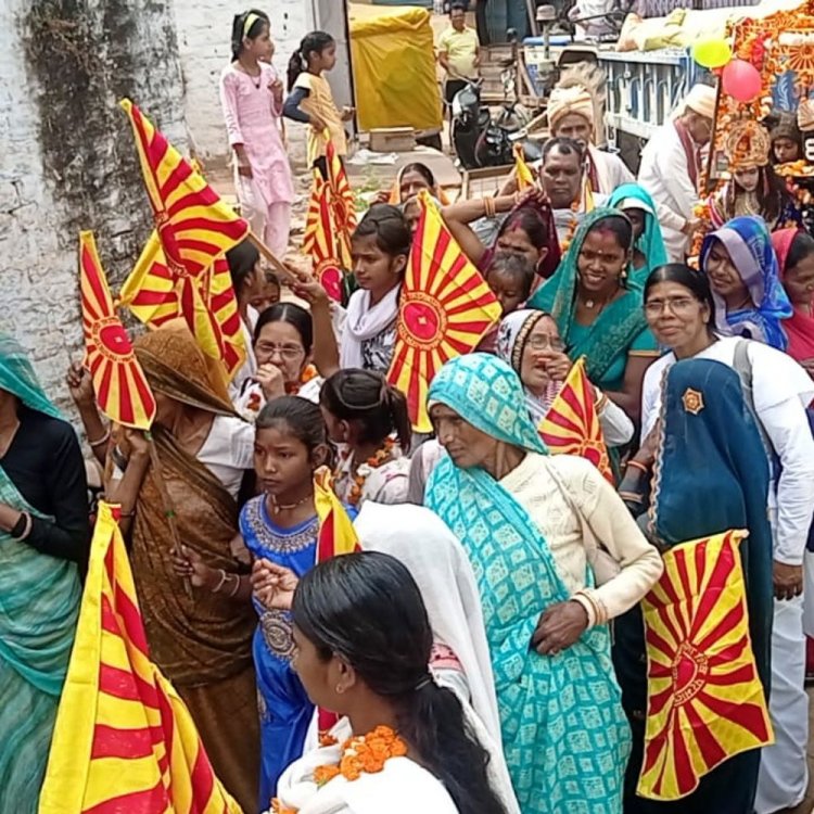 विजयपुर में ब्रह्माकुमारी संस्थान ने निकाली आध्यात्मिक शिव बारात:बीके बहन बोलीं- धतूरा हमारे जीवन में आई बुराइयों का प्रतीक