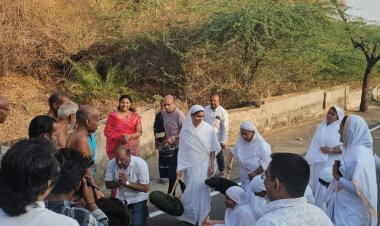 बड़वानी के बावनगजा में जैन संत समागम:गणिनी आर्यिका विशिष्ट मति माताजी ससंघ का मंगल प्रवेश, 31 संत भी विराजमान