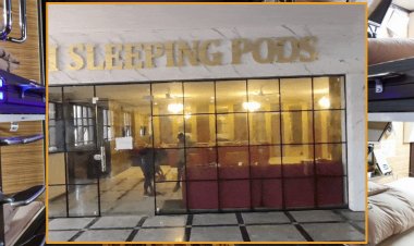 भोपाल रेलवे स्टेशन पर यात्रियों के आरामदायक ठहराव के लिए प्रदेश का पहला पॉड होटल पूरी तरह तैयार