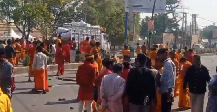 कुरुक्षेत्र में 1000 कुंडीय महायज्ञ के दौरान बड़ा हंगामा, एक को लगी गोली