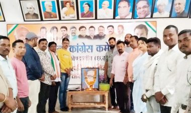 कांग्रेसियों ने अंबेडकर को किया याद