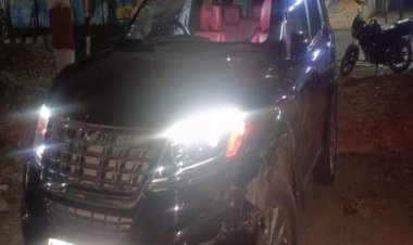 नशे में धुत युवक ने चार गाड़ियों को मारी टक्कर:गर्भवती महिला सवार कार भी चपेट में, घायल ड्राइवर को कराया भर्ती, कार जब्त