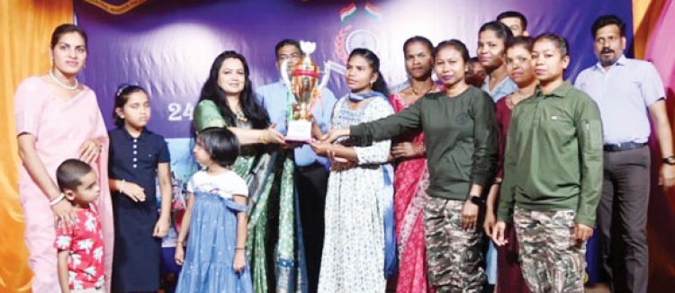 241 बस्तरिया बटालियन सीआरपीएफ का स्थापना दिवस हर्षोल्लास से मना