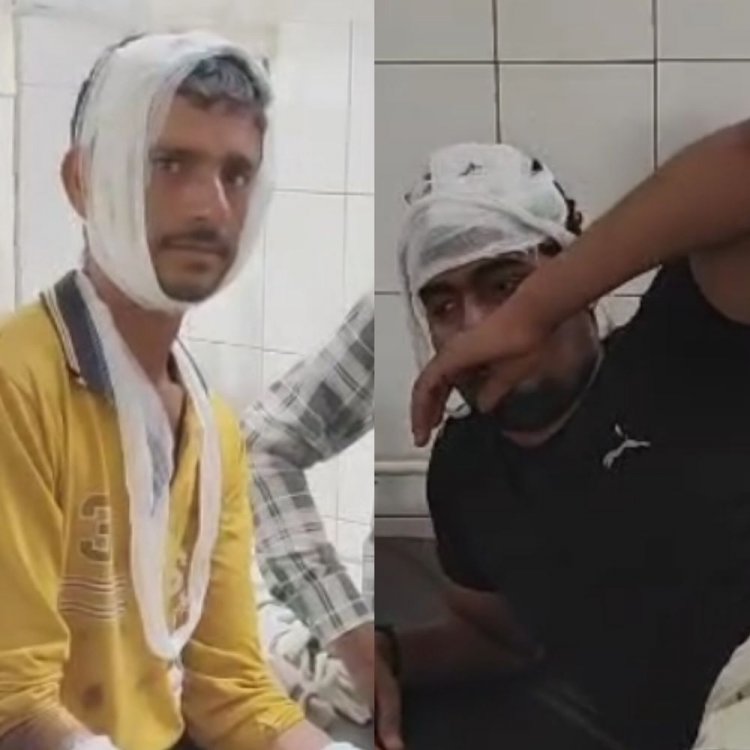 खेत की सीमा विवाद में दो पक्षों में झड़प:शिवपुरी में दोनों पक्षों के 2 लोग अस्पताल में भर्ती, क्रॉस एफआईआर दर्ज