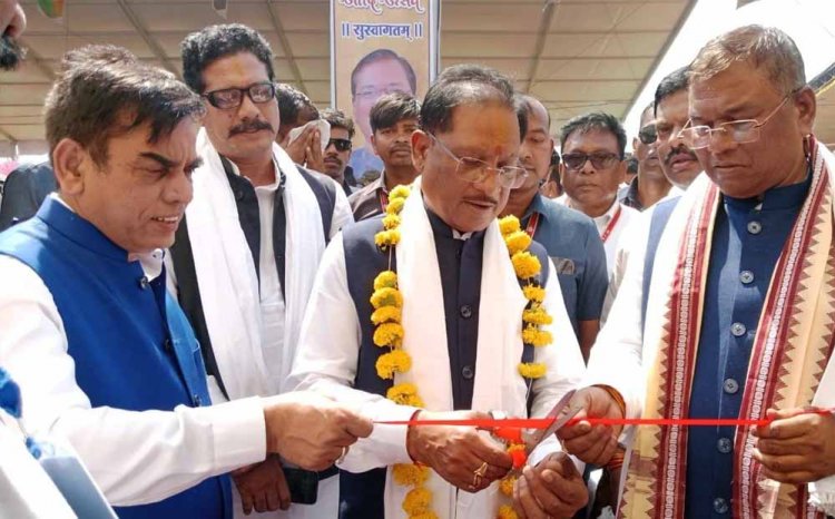 रायपुर : मुख्यमंत्री विष्णुदेव साय ने मंडला के रामनगर में किया सातवे आदि उत्सव का शुभारंभ