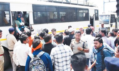 शिक्षक भर्ती तूता में विशाल धरना प्रदर्शन, आप ने किया समर्थन