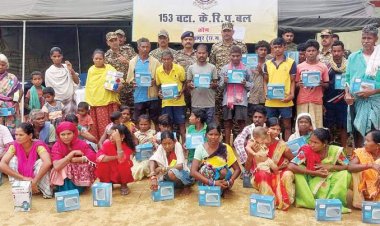 सीआरपीएफ का जनसंपर्क अभियान: चिन्नागेलुर व गुण्डम में सिविक एक्शन कार्यक्रम आयोजित