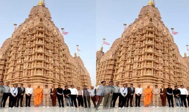 मुख्यमंत्री डॉ. यादव ने बीएपीएस हिन्दू मंदिर में किये दर्शन