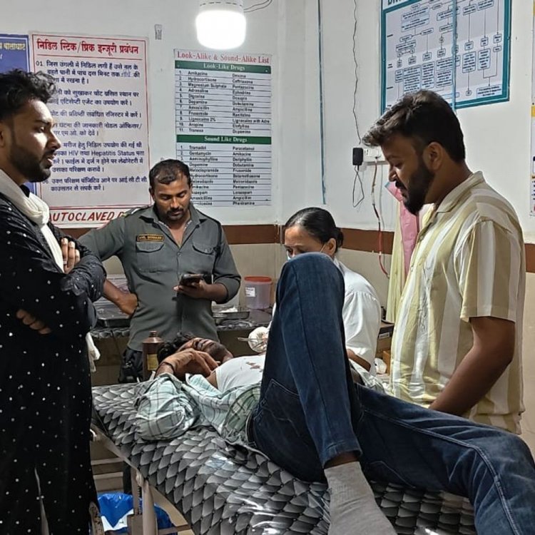 बालाघाट में युवक पर चाकू से हमला:गाली देने से मना करने पर विवाद; घायल एडमिट, थाने में नहीं की शिकायत