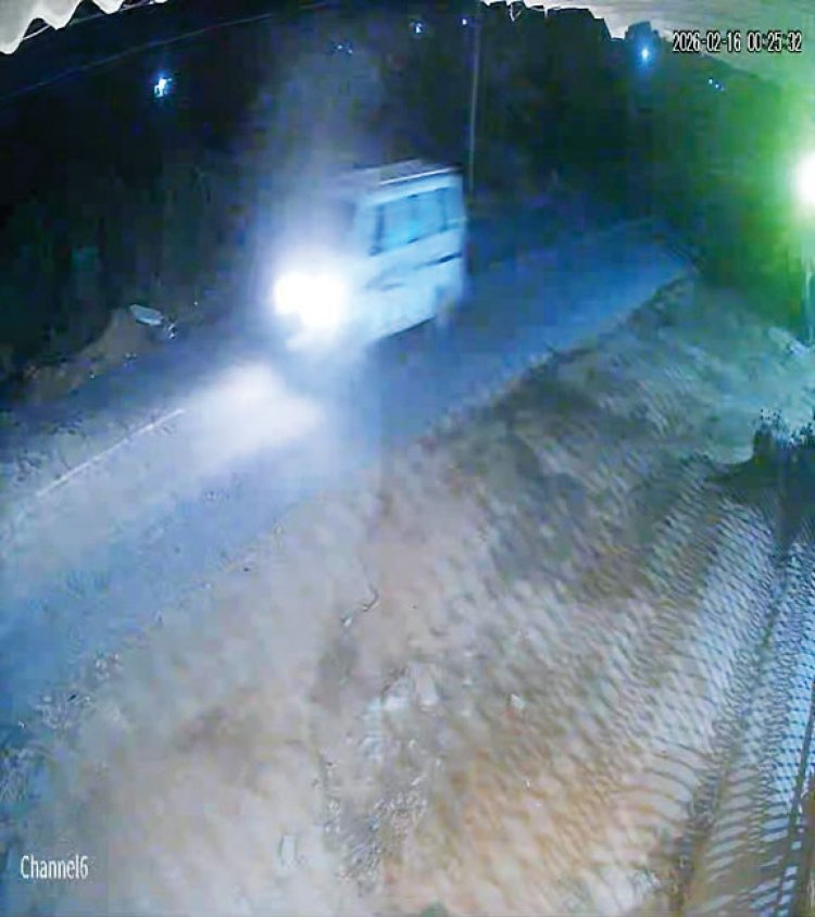 वाहन चोरी, सीसीटीवी में कैद